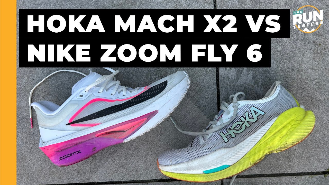 Nike Zoom Fly 6 против Hoka Mach X2: какие суперкроссовки окажутся лучше?