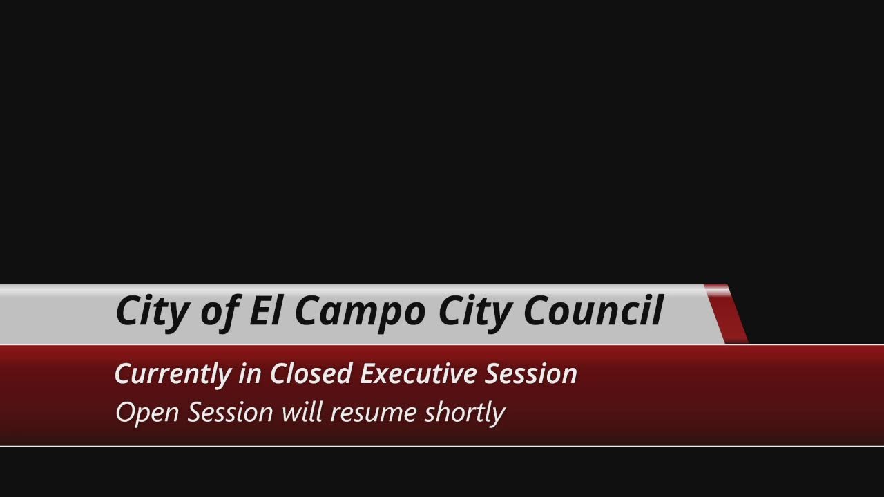 City of El Campo City Council Regular Meeting - February 23, 2026