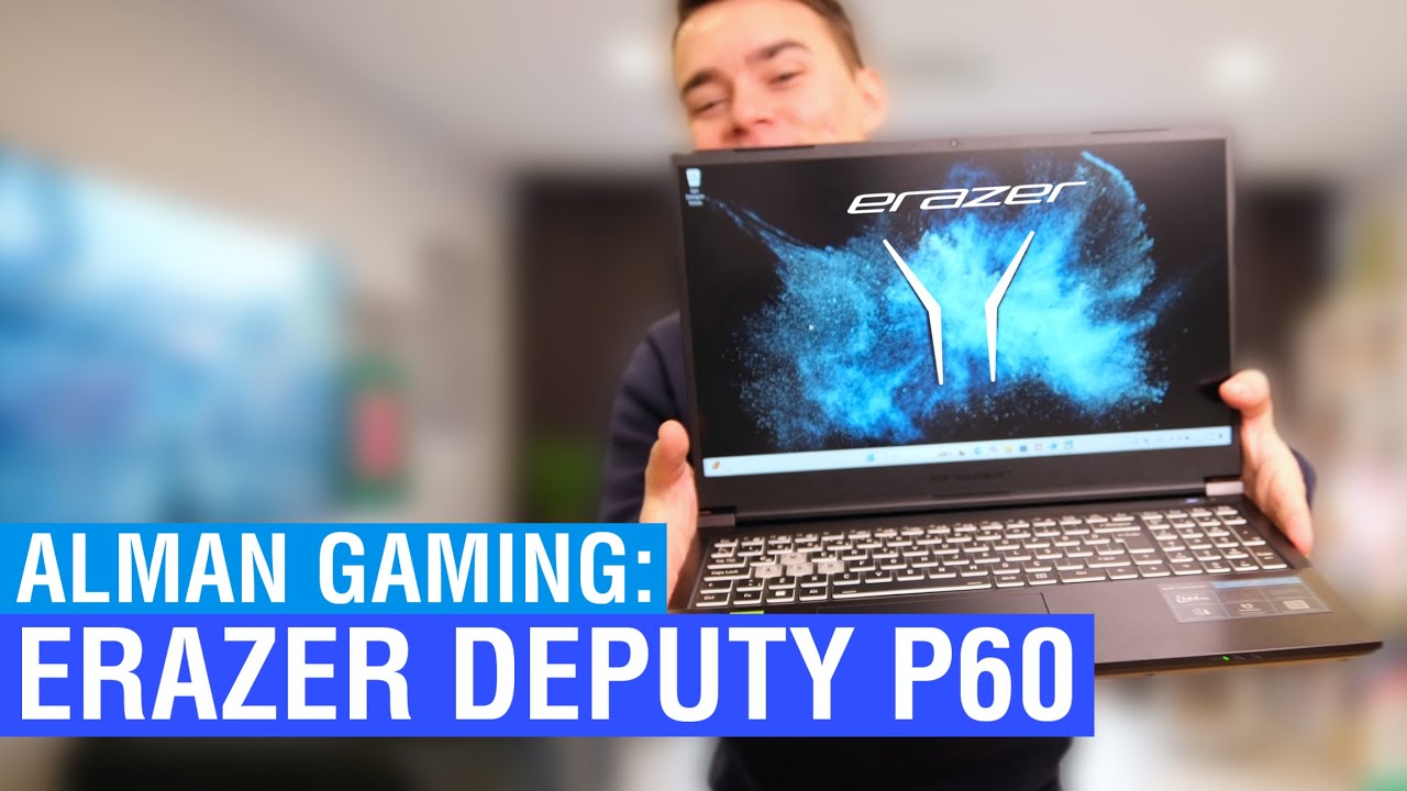 3 YIL GARANTİLİ OYUNCU BİLGİSAYARI: Erazer Deputy P60 gaming notebook incelemesi