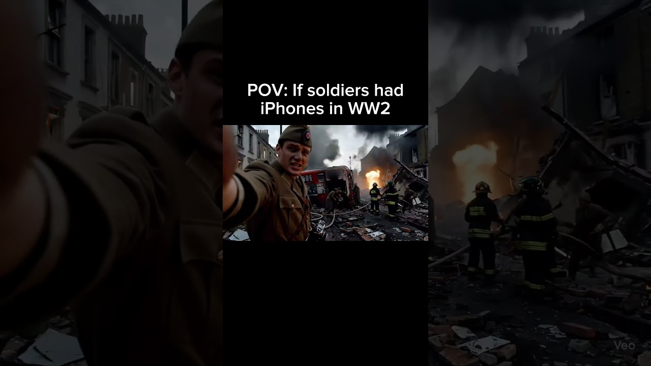 POV: Солдаты, у которых были iPhone во Второй мировой войне #veo3 #ai #ww2 #history