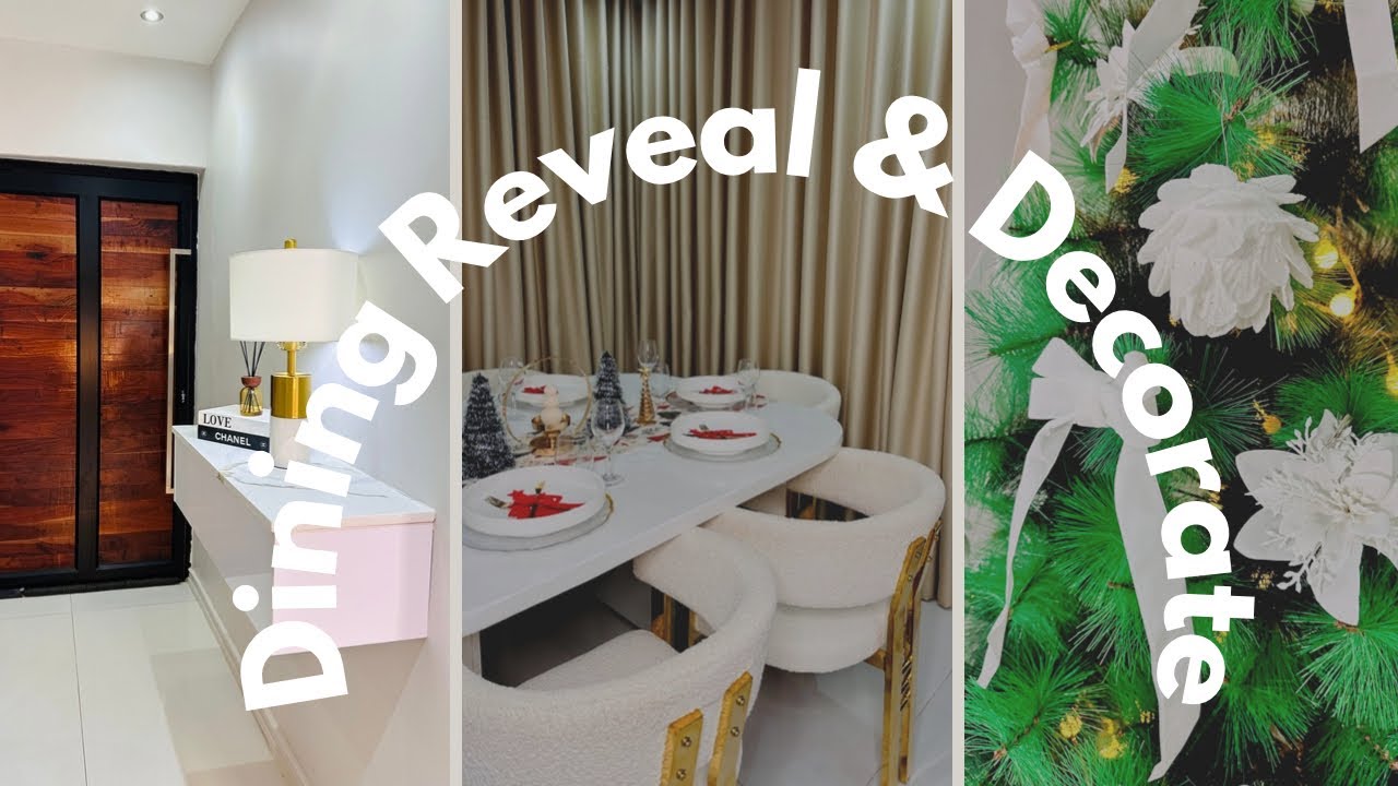 Dining room reveal | Vlogmas Ep 5| Christmas decorations | lets cook oxtail for dinner 