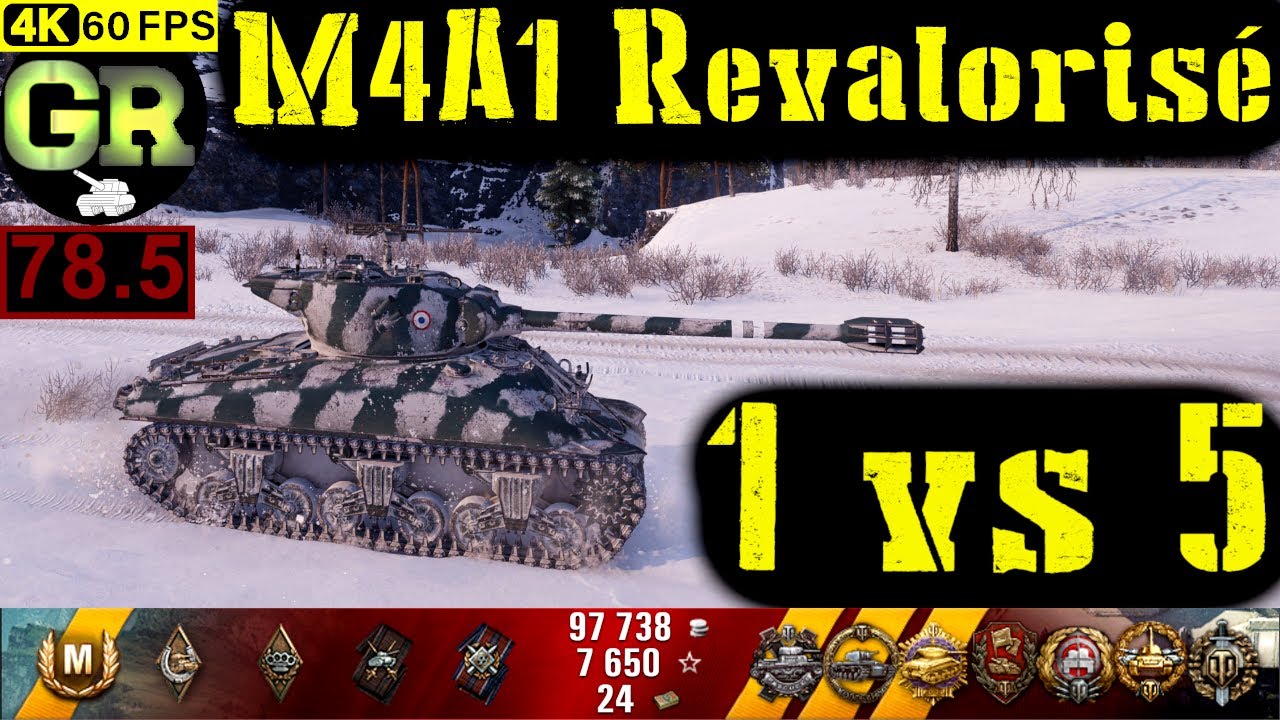 78_World of Tanks M4A1 Revalorisé WoT Replay - 10 Kills 4.5K DMG(Patch 1.5.0)