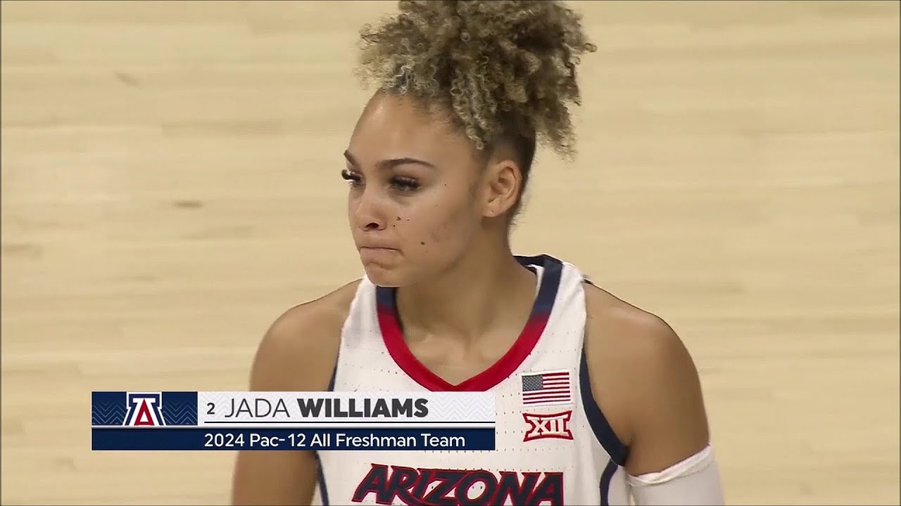 Jada Williams Highlights: Arizona Wildcats Women's College Basketball vs WT A&M | Big 12 Conference