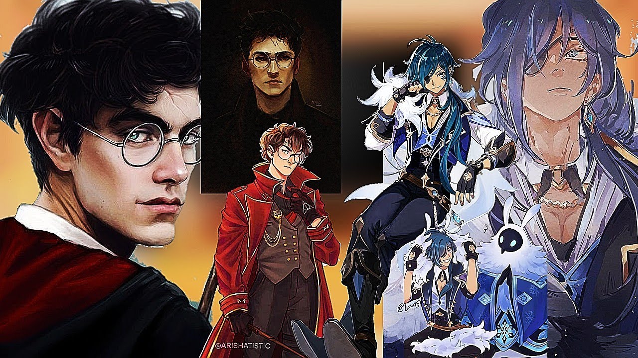 Harry Potter react to Harry as Kaeya /Реакция ГП на Гарри это Кэйа. НА ЗАКАЗ