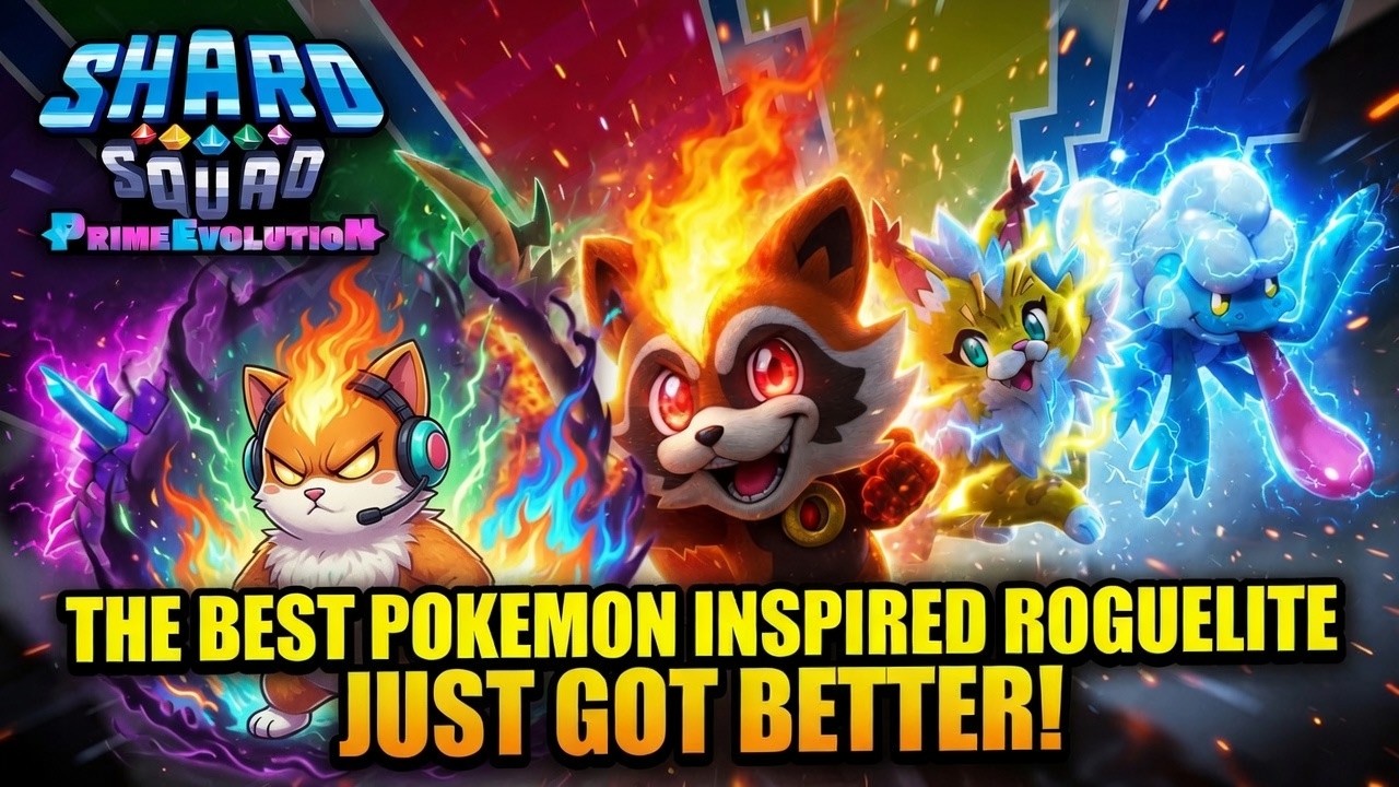 Shard Squad Prime Evolution -The Best Pokemon Inspired Roguelike Just Got Even Better (Early Access)
