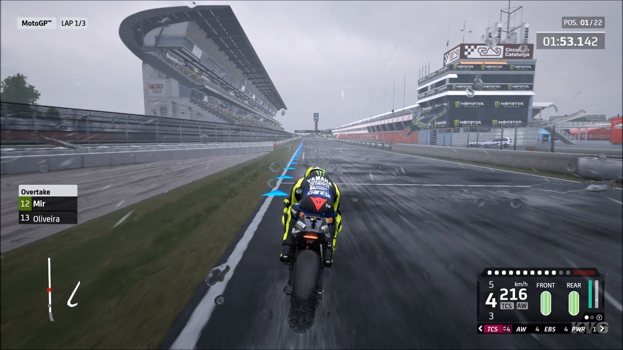 MotoGP 20 - Yamaha YZR-M1 - Rainy Gameplay (PC HD) [1080p60FPS]