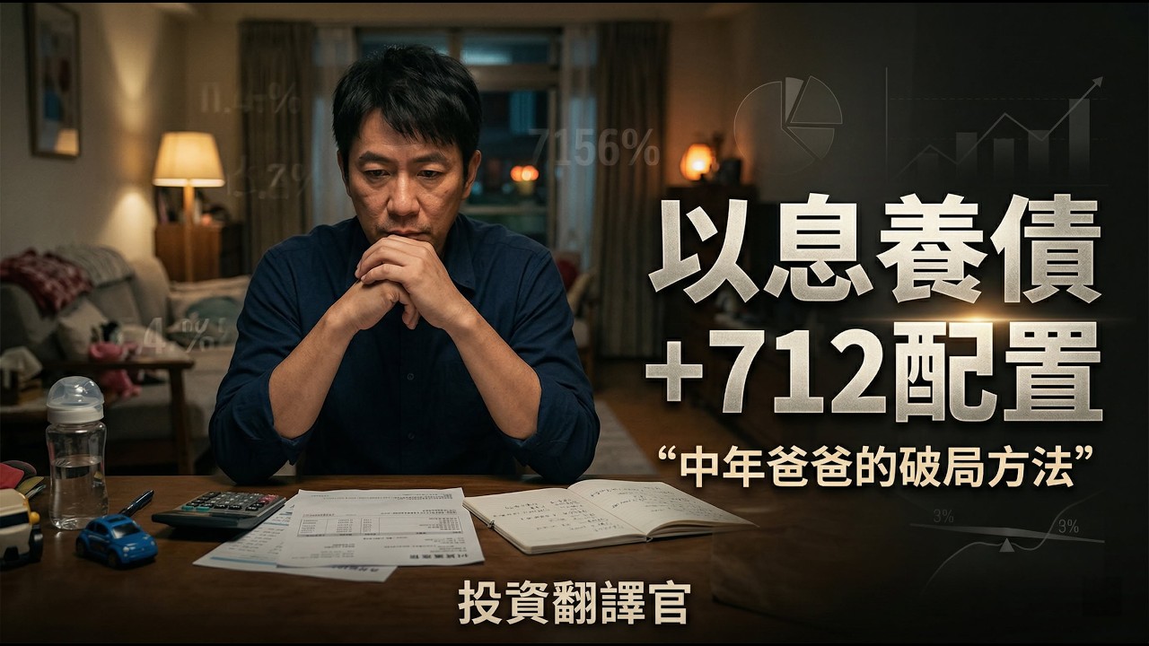 以息養債＋712配置：中年爸爸怎麼投，才不會先被利息壓垮