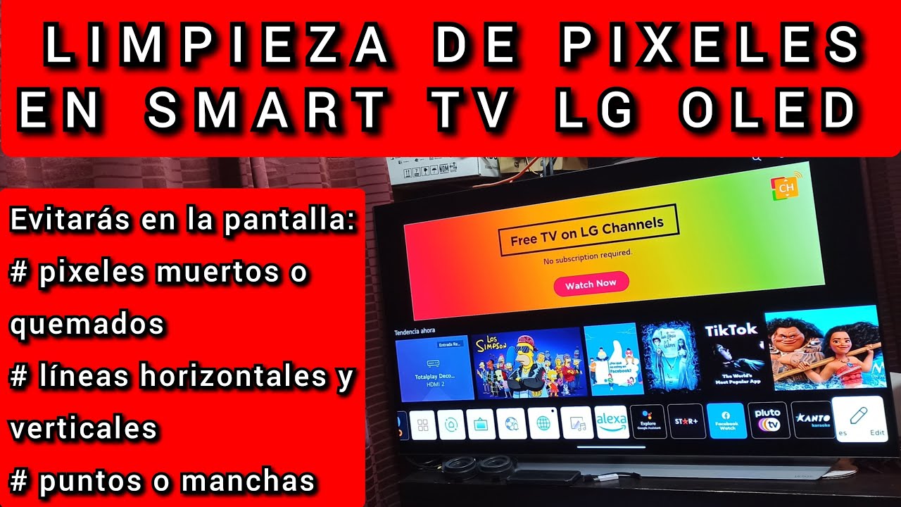 Como limpiar pixeles de cualquier Smart TV LG OLED