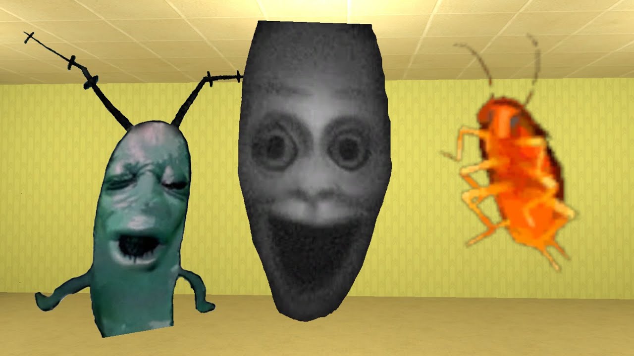 Planktun Aughh, Juggler And Cockroach In Nextbot Gmod