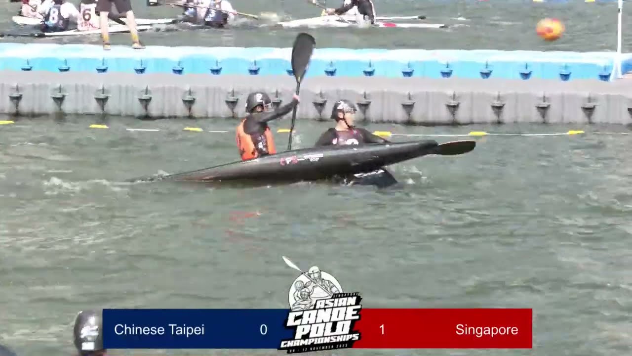 Day 2 of Asian Canoe Polo Championships 2023 - Part 1 (11 Nov 2023)