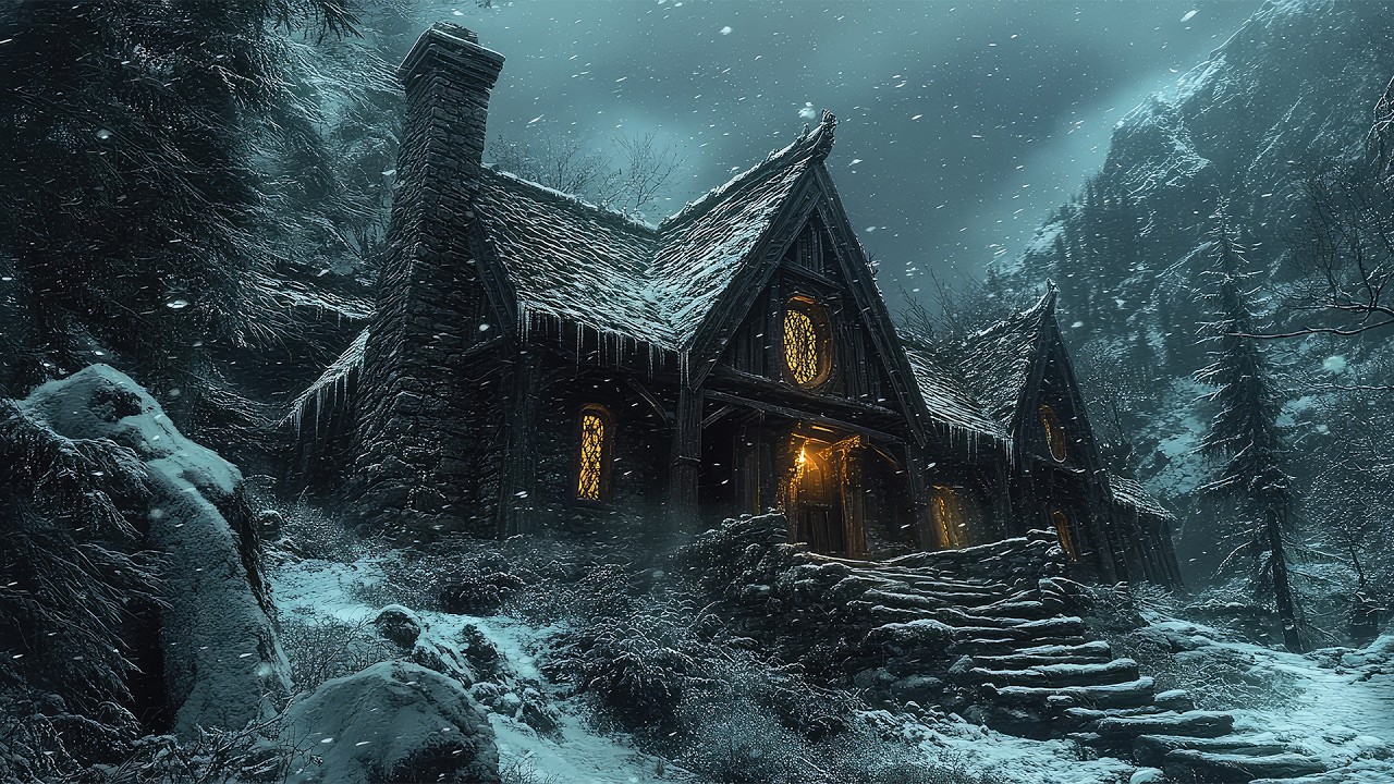The Frostbound Sanctuary | Medieval Celtic Winter Ambience for Calm, Relaxation & Study