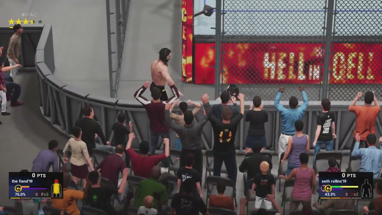 The fiend bray Wyatt vs Seth rollins