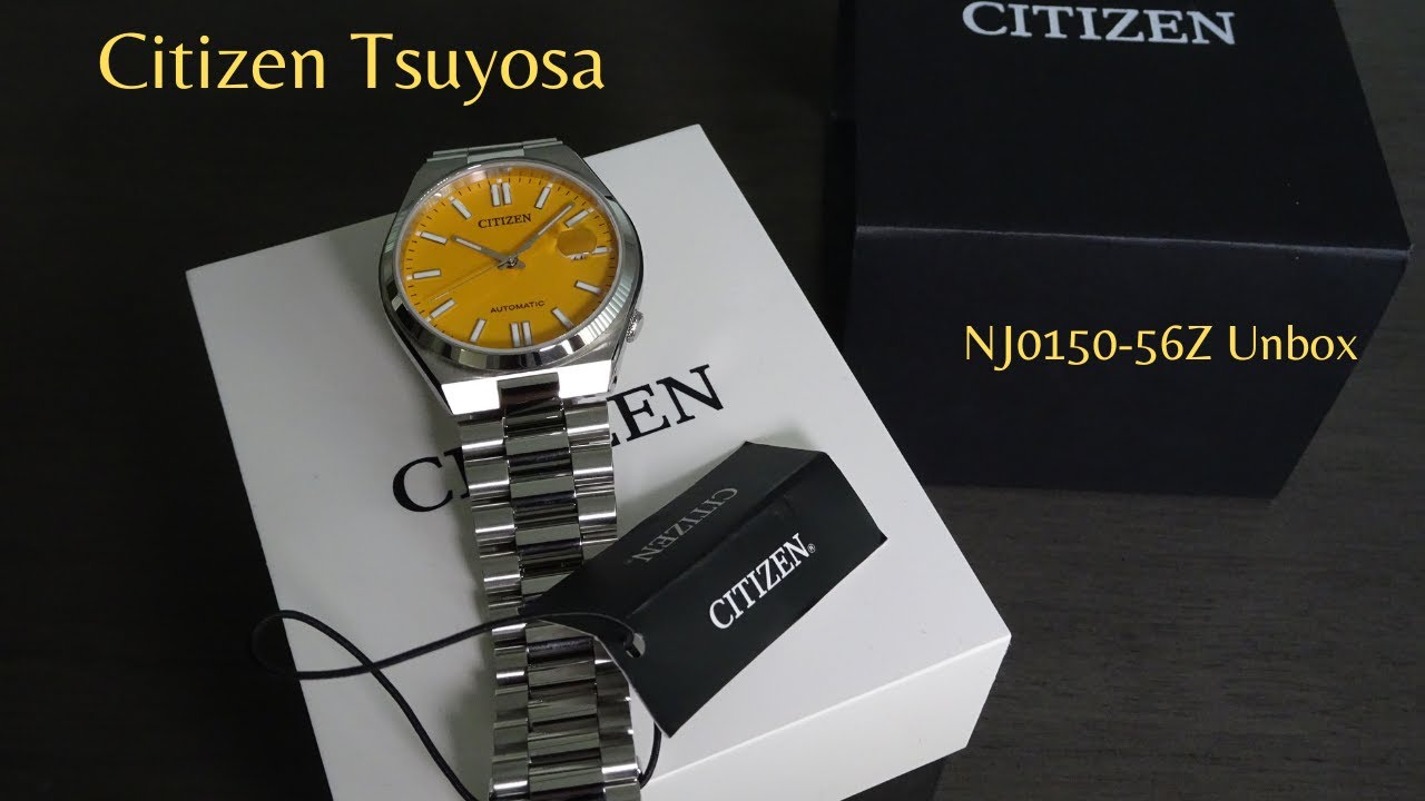 Распаковка и первые впечатления! - Citizen Yellow Tsuyosa (NJ0150-56Z)