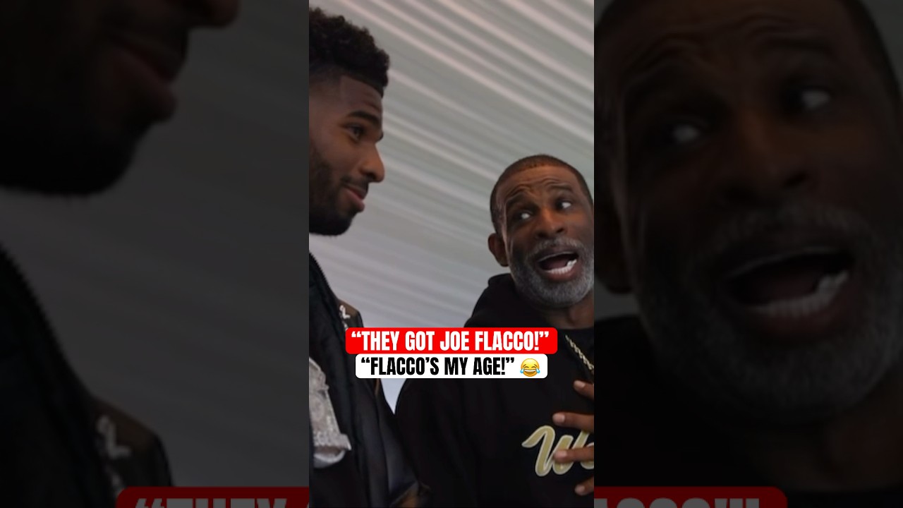 Deion and Shedeur talking Browns during the draft 😂 (via @welloffmedia)