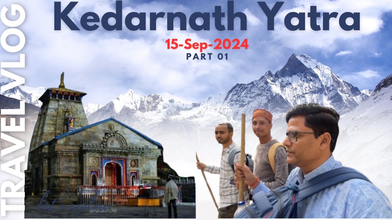Kedarnath Yatra 15-Sep-2024 l Sonprayag to Kedarnath Ghati