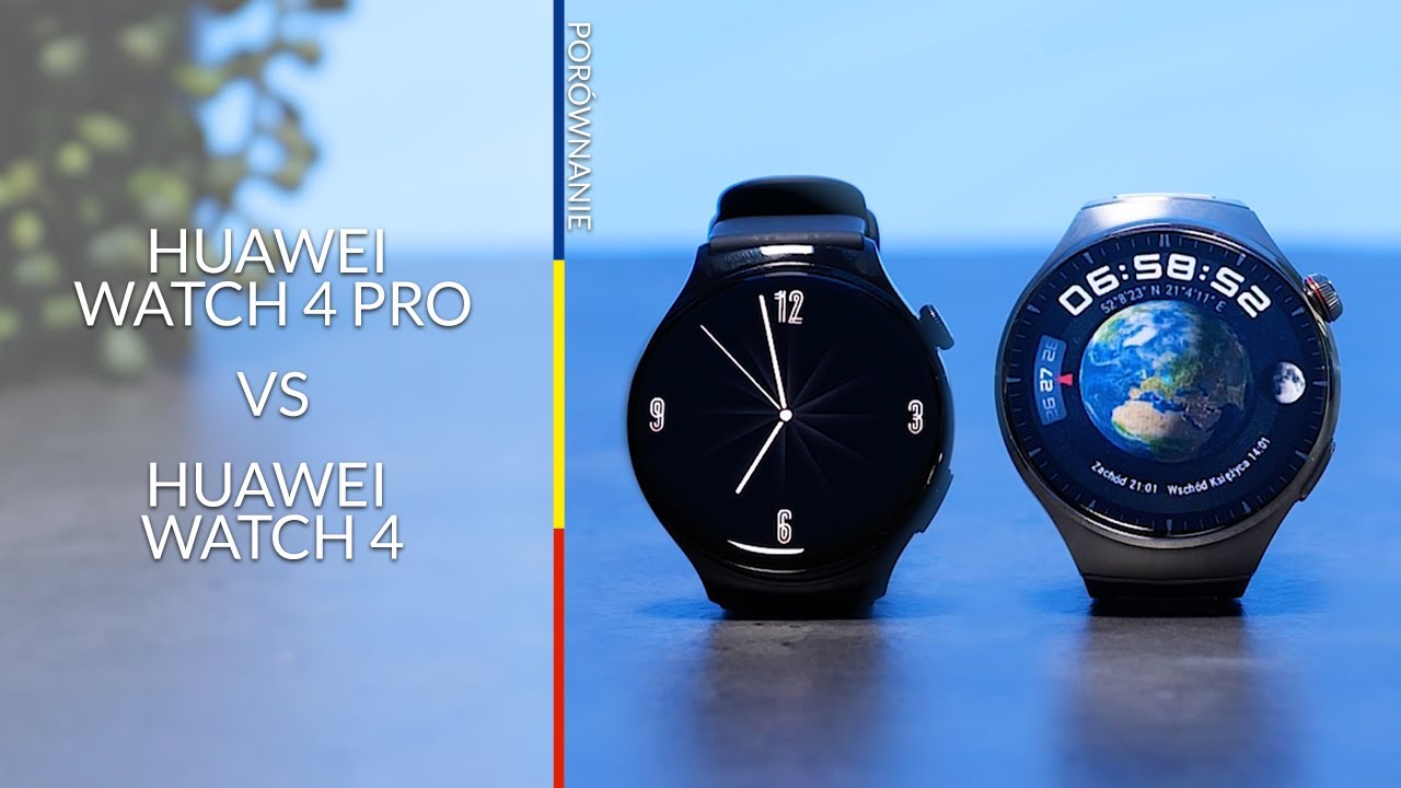 Huawei Watch 4 vs Huawei Watch 4 Pro &ndash; por&oacute;wnanie &ndash; RTV EURO AGD