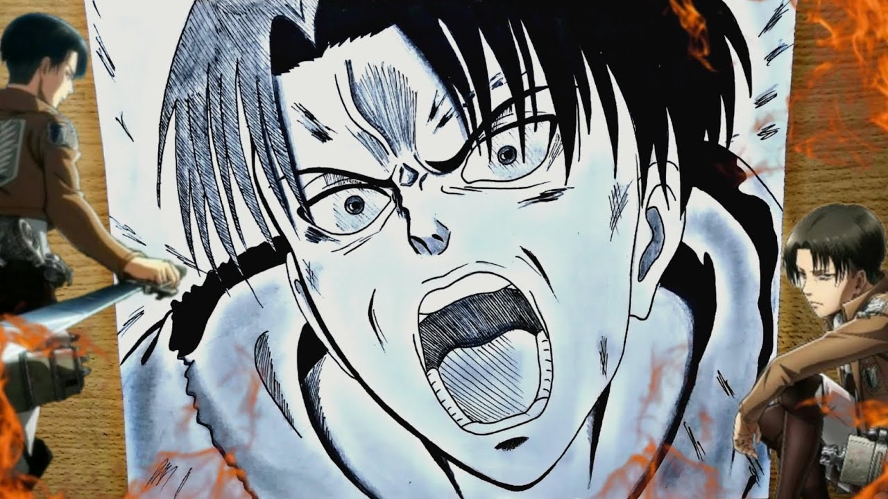 How To Draw Levi Ackerman Easy Step By Step