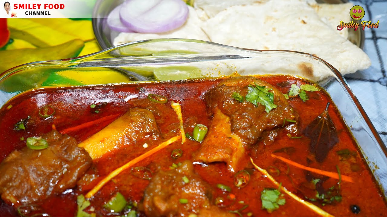 Mutton Paye ka Salan Jise Dekhte hi Muh me Pani Aajaye | Mutton Leg Paya Recipe | Smiley Food