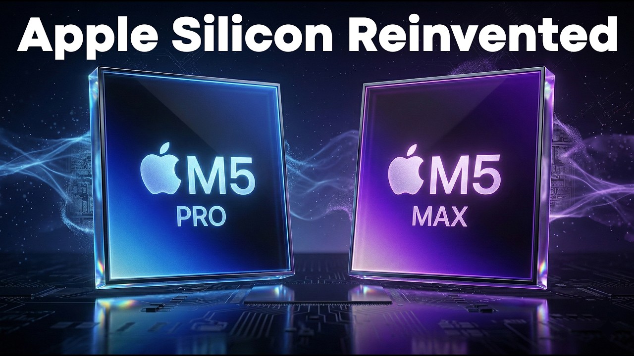 You Won’t Believe How Apple Designed the M5 Pro & Max (Chiplets!)