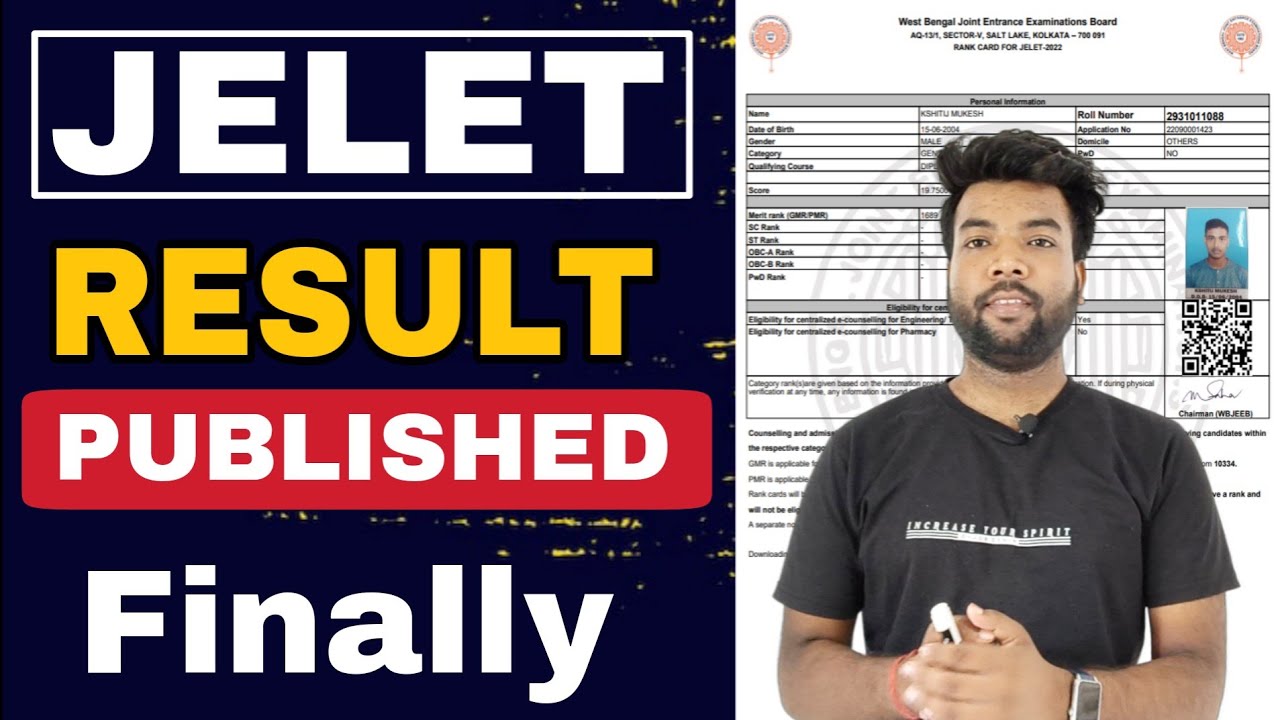 😱 Finally JELET 2023 Rank Card Published | Check Now | Result Date?