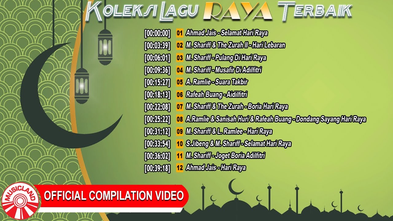 Koleksi Lagu Raya Terbaik  [Official Compilation Video HD]