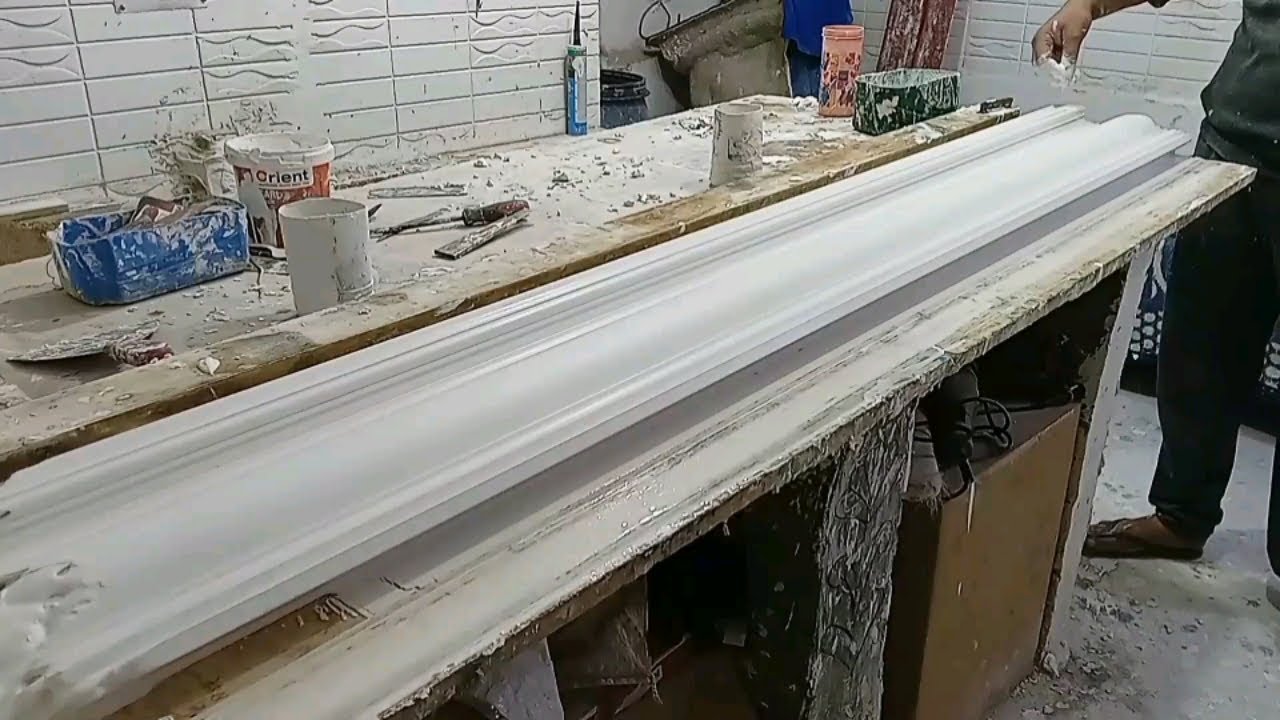 كرانيش الجبس السادة .. gypsum cornice