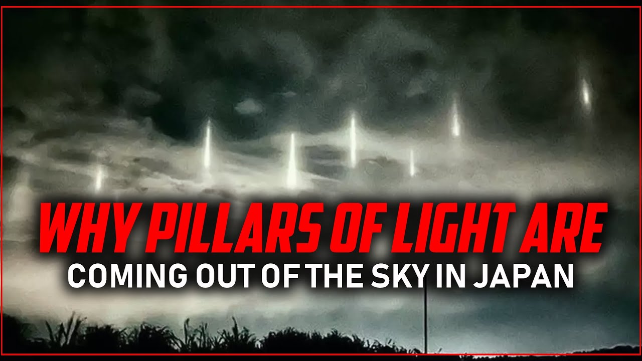 Pillars Of Lights Are Coming Out Of The Sky In Japan