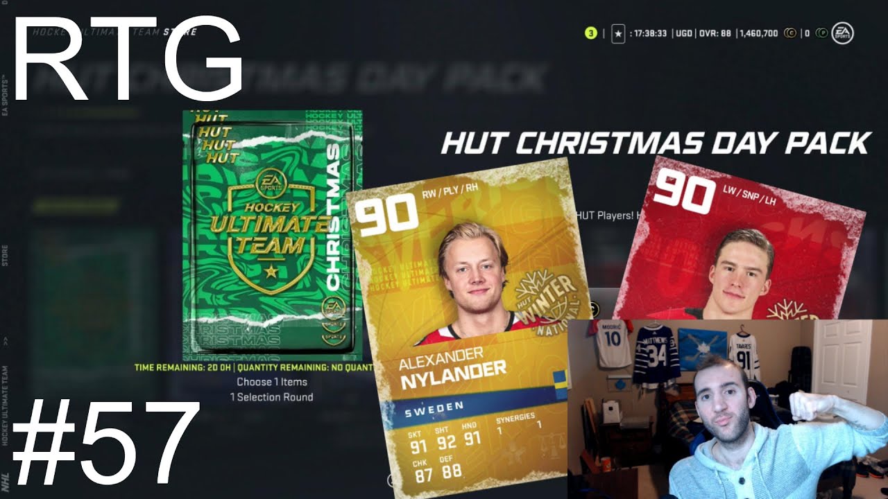 FREE 90 OVR CHRISTMAS CHOICE PACK - NHL 21 ROAD TO GLORY  EP 57