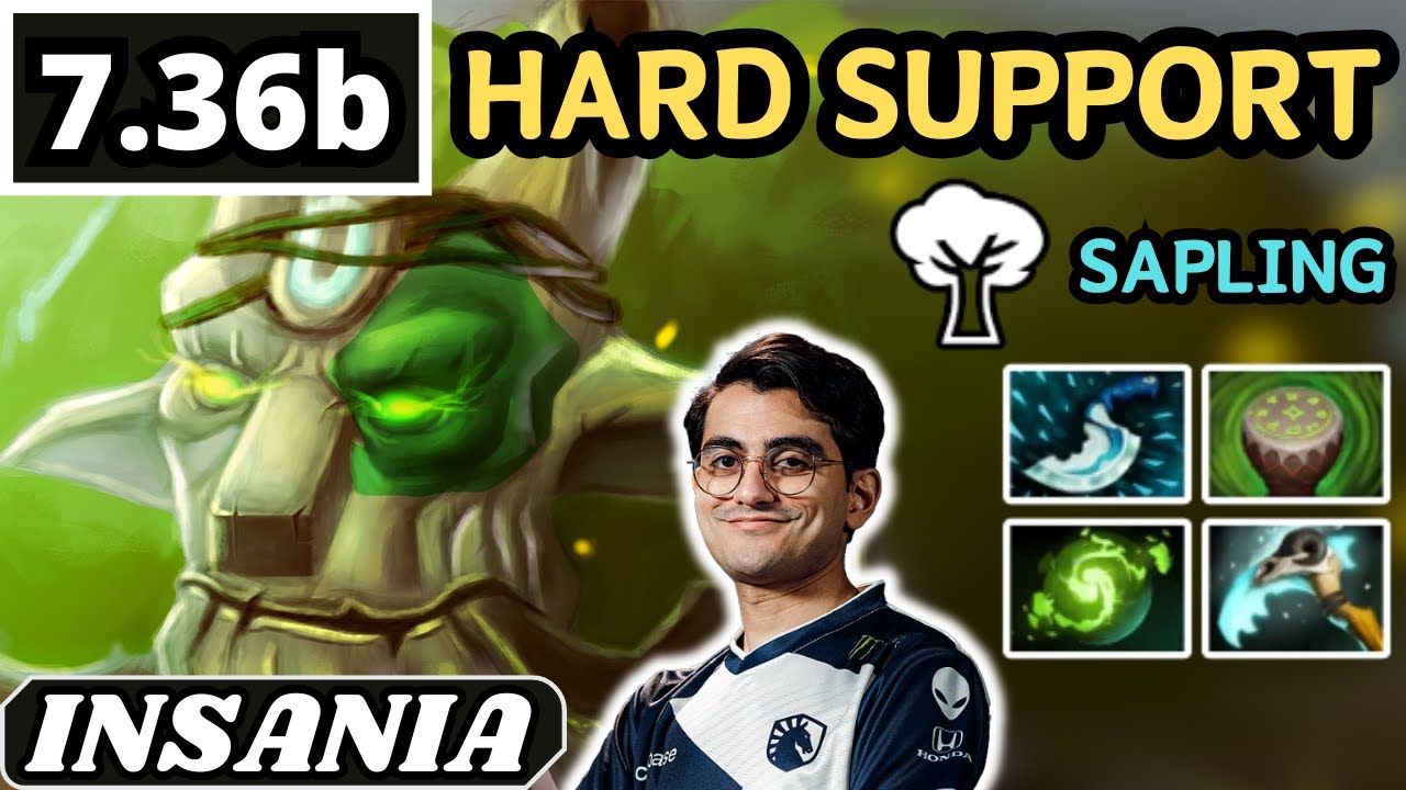 7.36b - Insania TREANT PROTECTOR Hard Support Gameplay 30 ASSISTS - Dota 2 Full Match Gameplay
