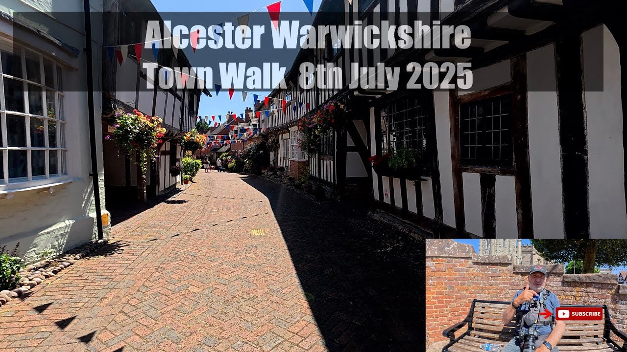 Alcester Warwickshire  Town Walk  8th July 2025
