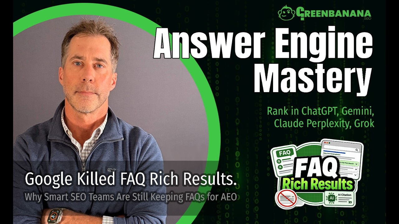 Google Killed FAQ Rich Results. Why Smart SEO Teams Are Still Keeping FAQs for AEO and GEO &ndash; Video41