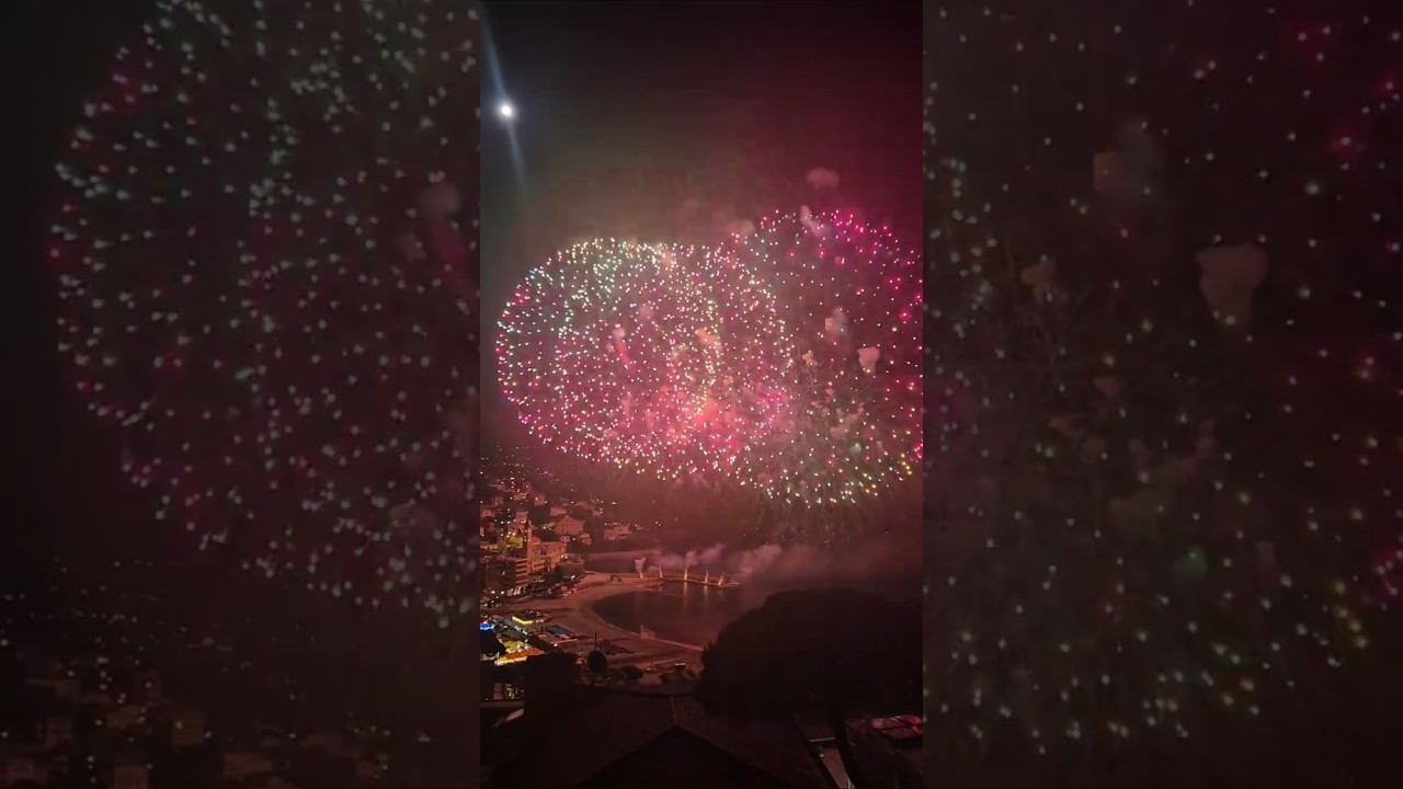 SAGRA DEL FUOCO 2025 - Spettacolo Pirotecnico - Piromagia di Gaetano Russo - Bastia #fireworks