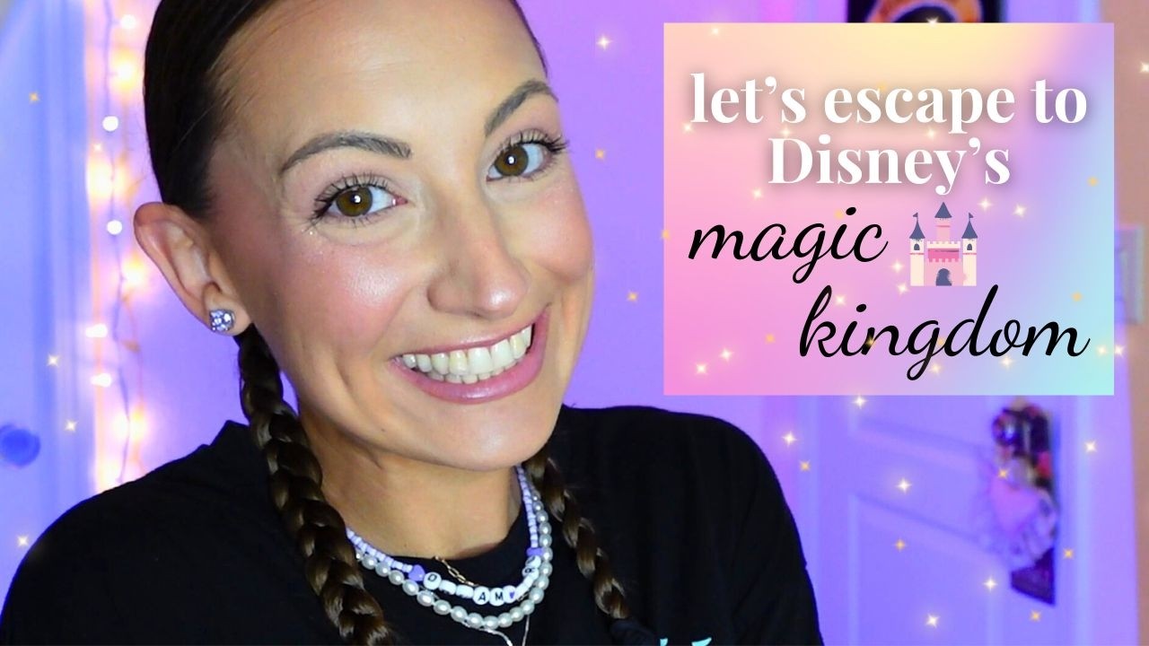 ASMR Давайте *сбегем* в Волшебное Королевство Диснея 🏰✨ (еда, сувениры, атмосфера)