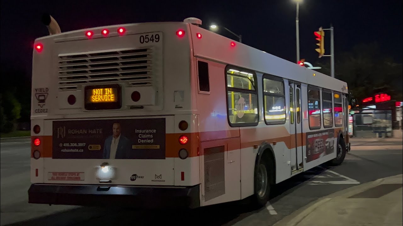 2005 New Flyer D40LF #0549 | Mississauga Transit Route 13N / Deadhead