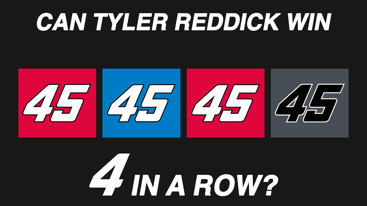 Can Tyler Reddick Win 4 NASCAR Races in a Row?