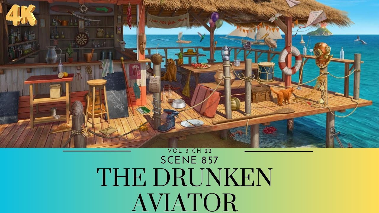 June's Journey Scene 857 Vol 3 Ch 22 The Drunken Aviator *Full Mastered Scene* 4K