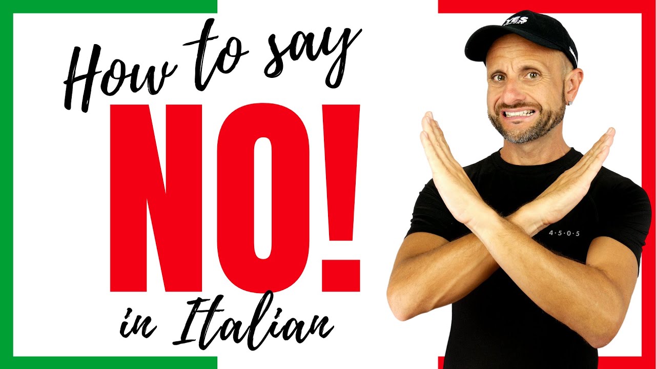 Essential Italian Expression You don't know: MACCHÉ  - How to say NO in Italian
