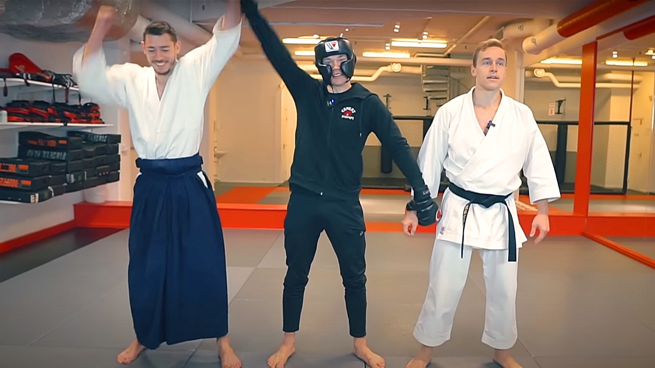Karate vs. Aikido Tested Against 10 Real Attacks
