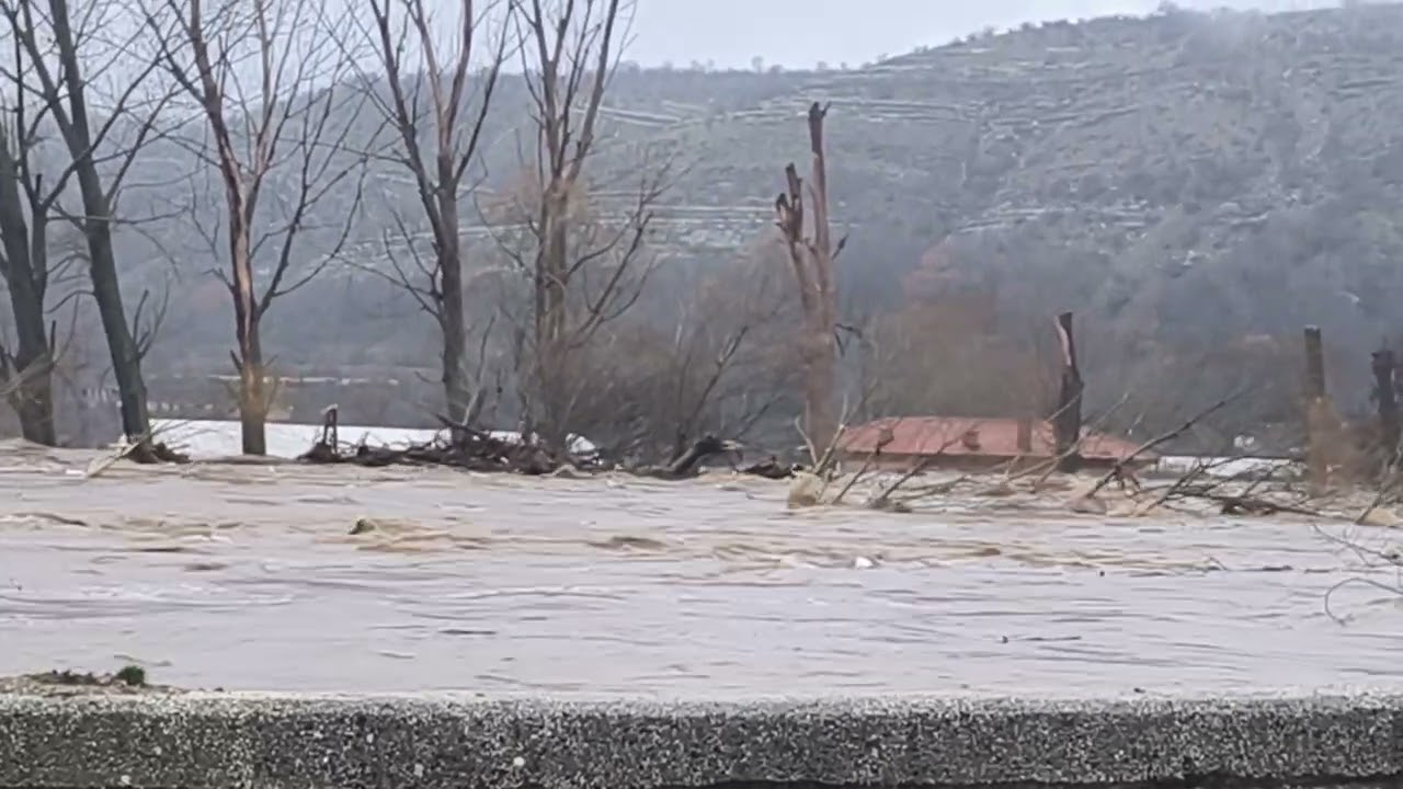 Придошлата река Крумовица 07.01.2026 г.