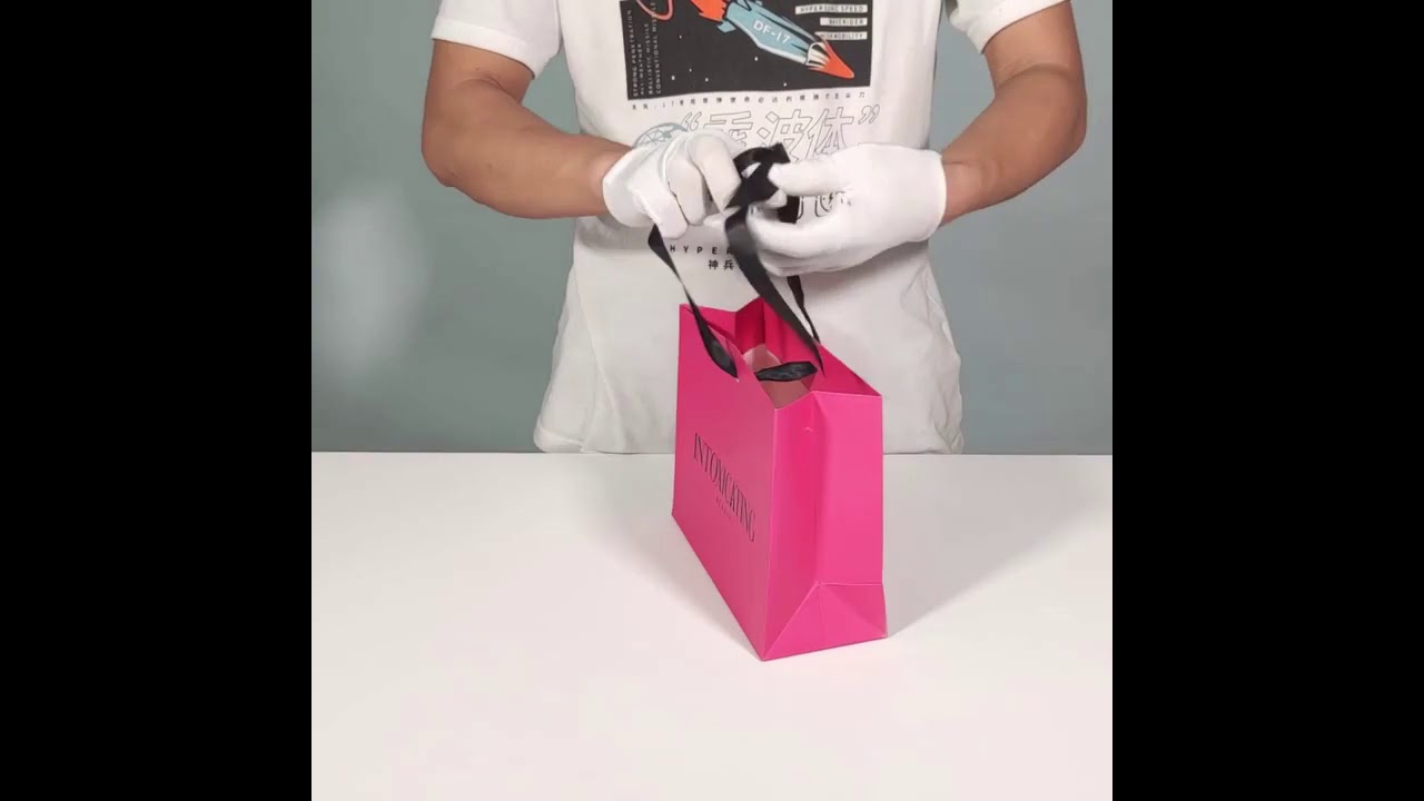 China ribbon Paper bags