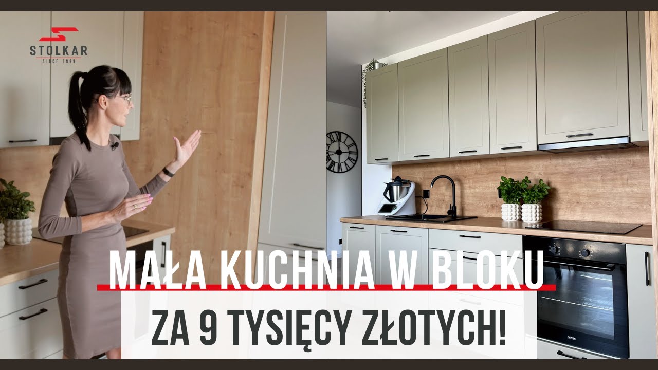 Mała kuchnia w bloku za 9 tysięcy złotych!