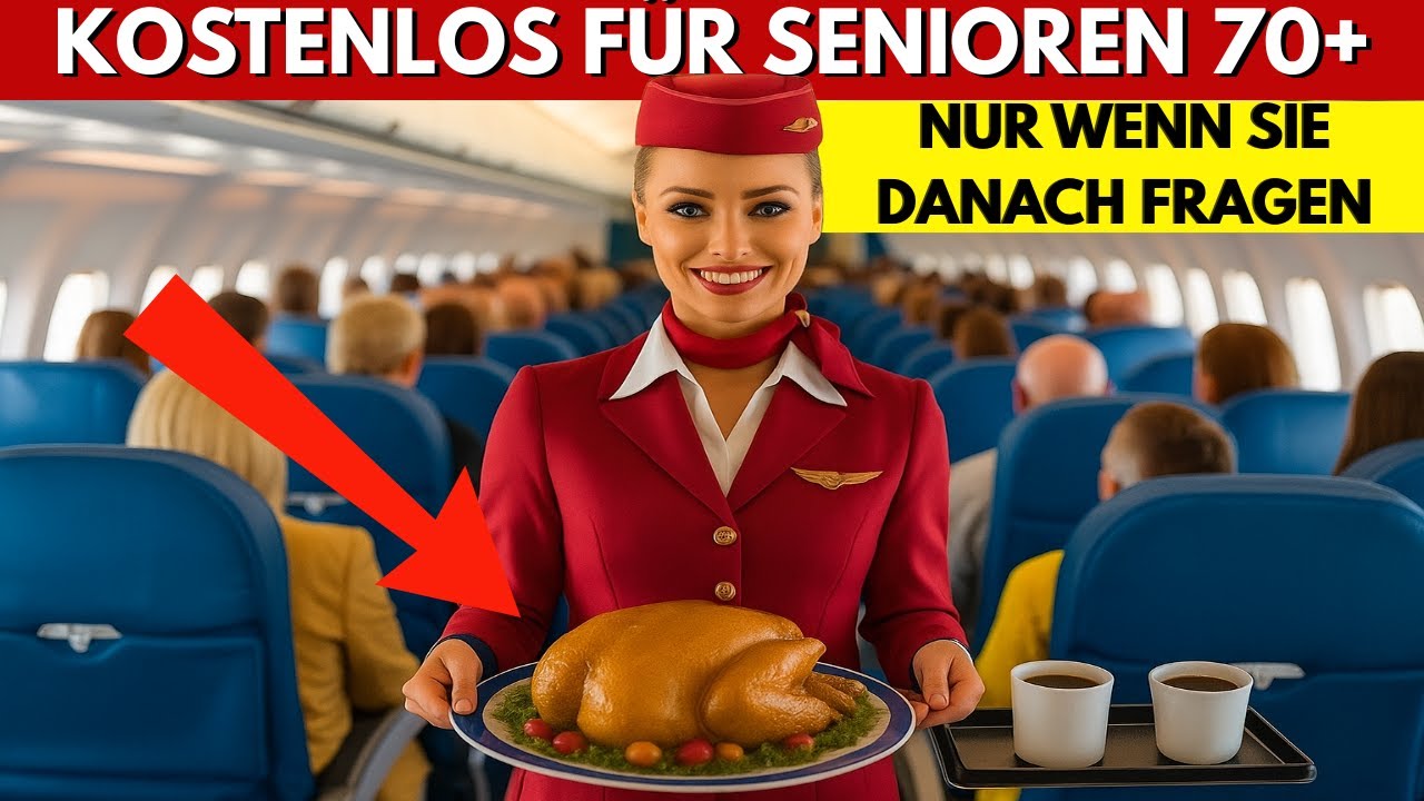 25 KOSTENLOSE Dinge, die Seniorenreisende (70+) IMMER im Flugzeug anfordern sollten