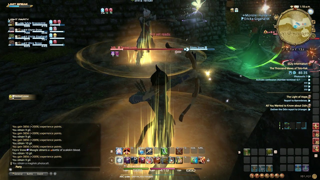 [FFXIV] Leveling Roulette with Gigabeard (Archer)