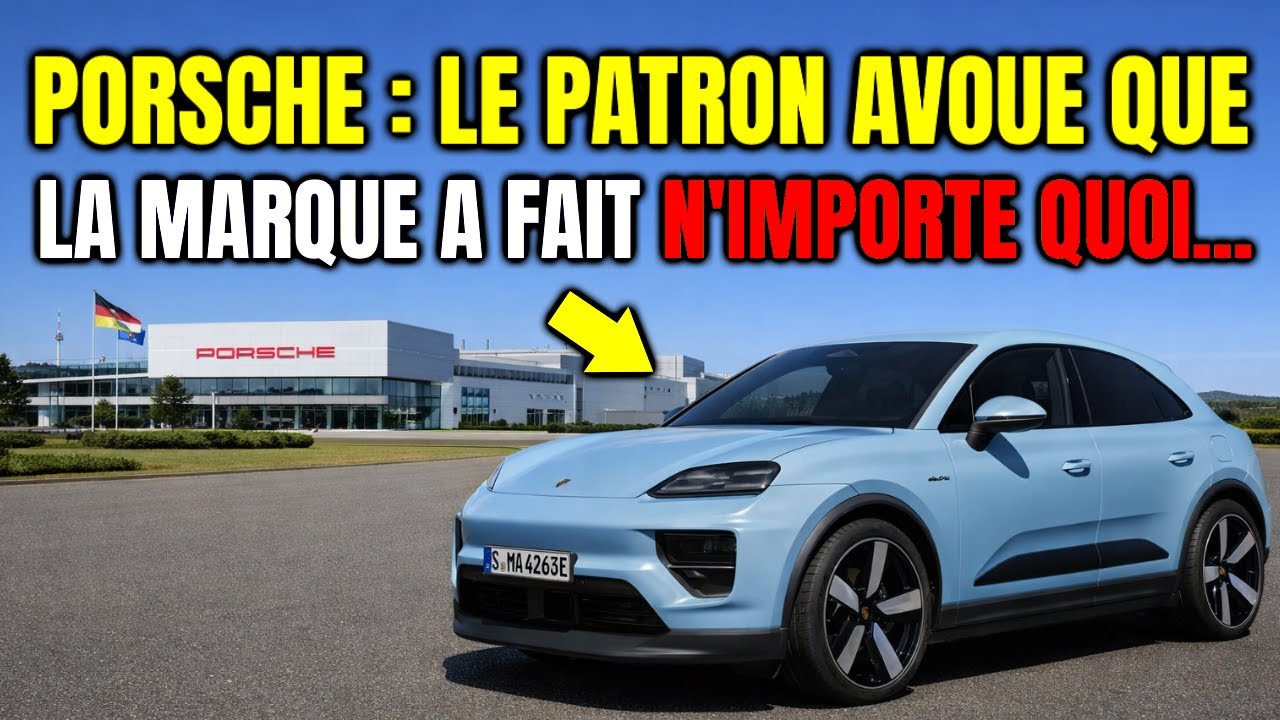 PORSCHE AVOUE ENFIN QUE SA STRATÉGIE EST NULLE !