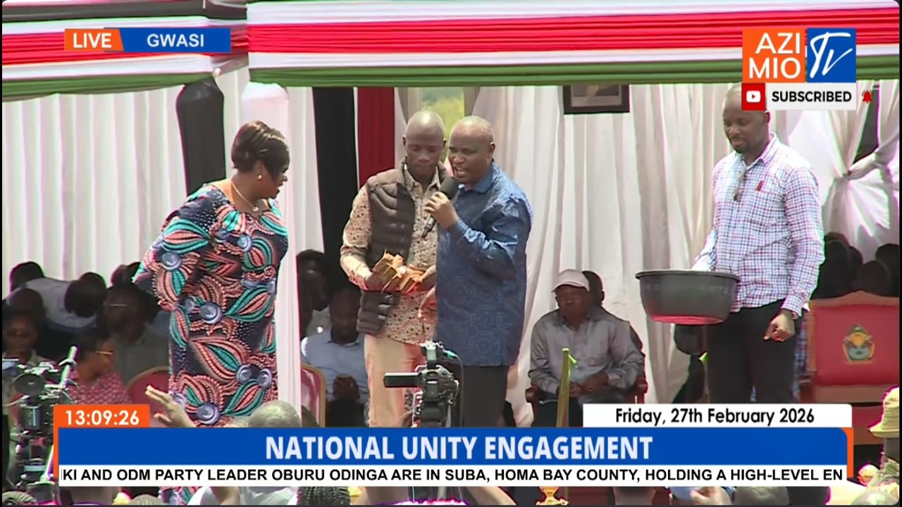 ELECTRIC: Gov. Gladys Wanga FIRES UP Gwasi Crowd with POWERFUL Speech, Drops KSh1M in Cash
