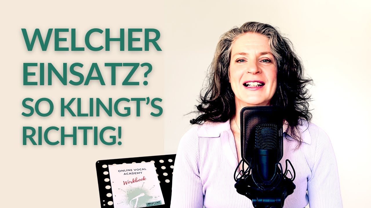 Stimmeinsätze beim Singen richtig nutzen: Das sind die Unterschiede!