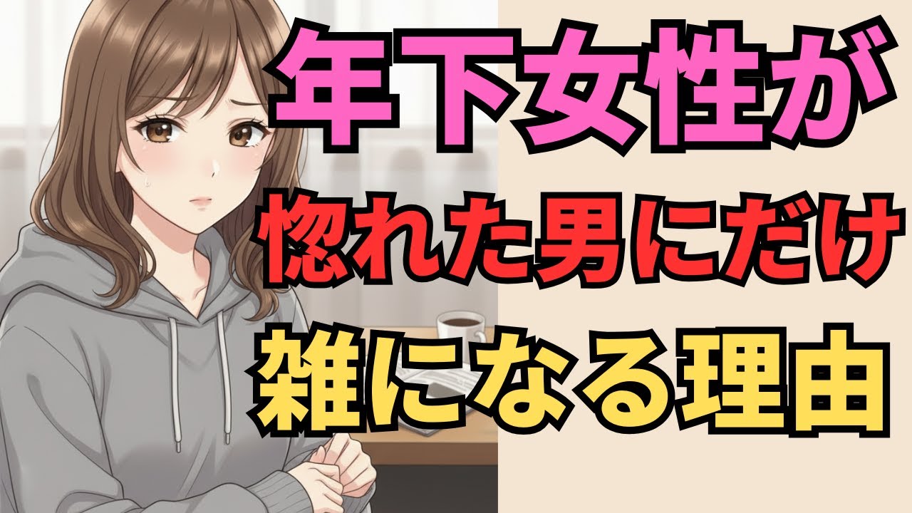 【好き避け】年下女性がガチで惚れた年上男性にだけ雑になる理由7選【マナの恋愛心理学】