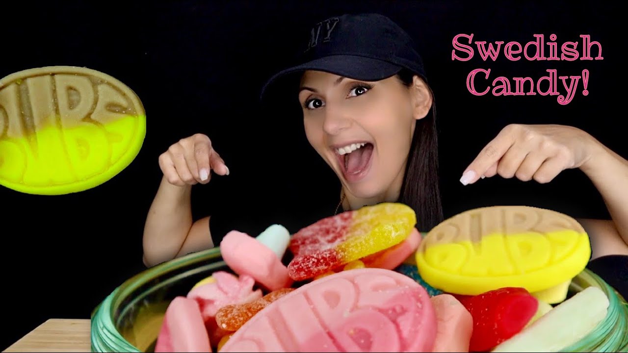 ASMR | EATING SWEDISH CANDY! MUKBANG (WHISPER) | MANGIA WHISPERS