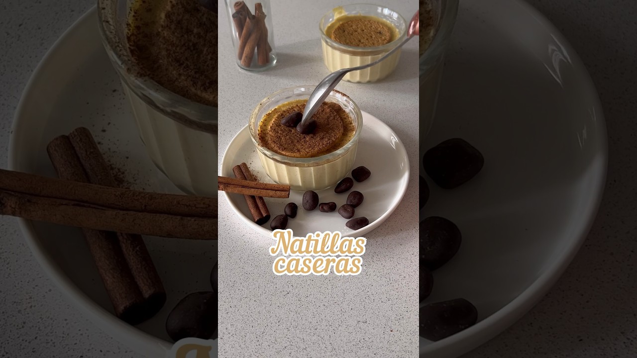 Natillas caseras sin az&uacute;car #recetas #recetasfaciles #natillas