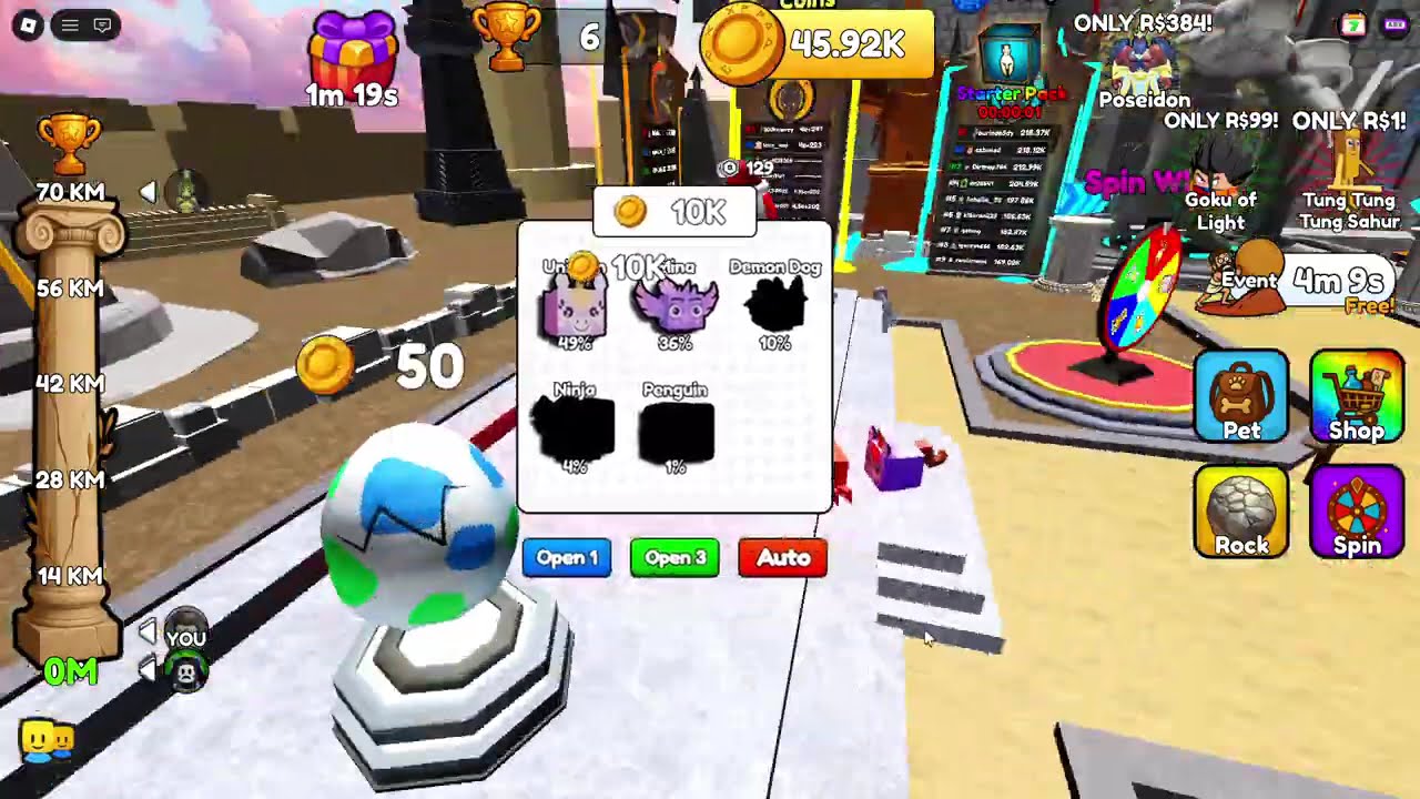 Pushing rocks
